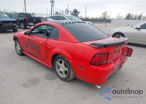 2001 Ford Mustang из США, поврежденный, VIN 1FAFP40491F227501